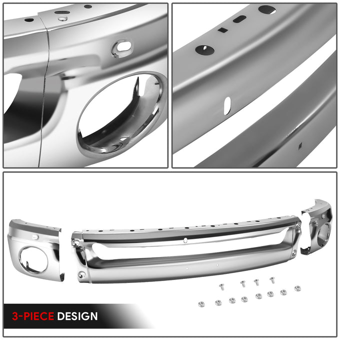 Modular Style Polished Chrome Front Bumper Face Bar<br>02-08 Dodge RAM 1500,03-05 RAM 2500 RAM 3500