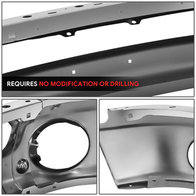 Modular Style Polished Chrome Front Bumper Face Bar<br>02-08 Dodge RAM 1500,03-05 RAM 2500 RAM 3500