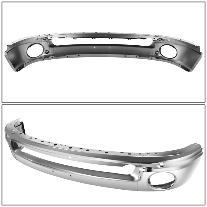 Modular Style Polished Chrome Front Bumper Face Bar<br>02-08 Dodge RAM 1500,03-05 RAM 2500 RAM 3500