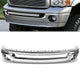 Modular Style Polished Chrome Front Bumper Face Bar<br>02-08 Dodge RAM 1500,03-05 RAM 2500 RAM 3500