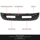 Modular Style Front Bumper Face Bar <br>94-95 Dodge RAM 1500