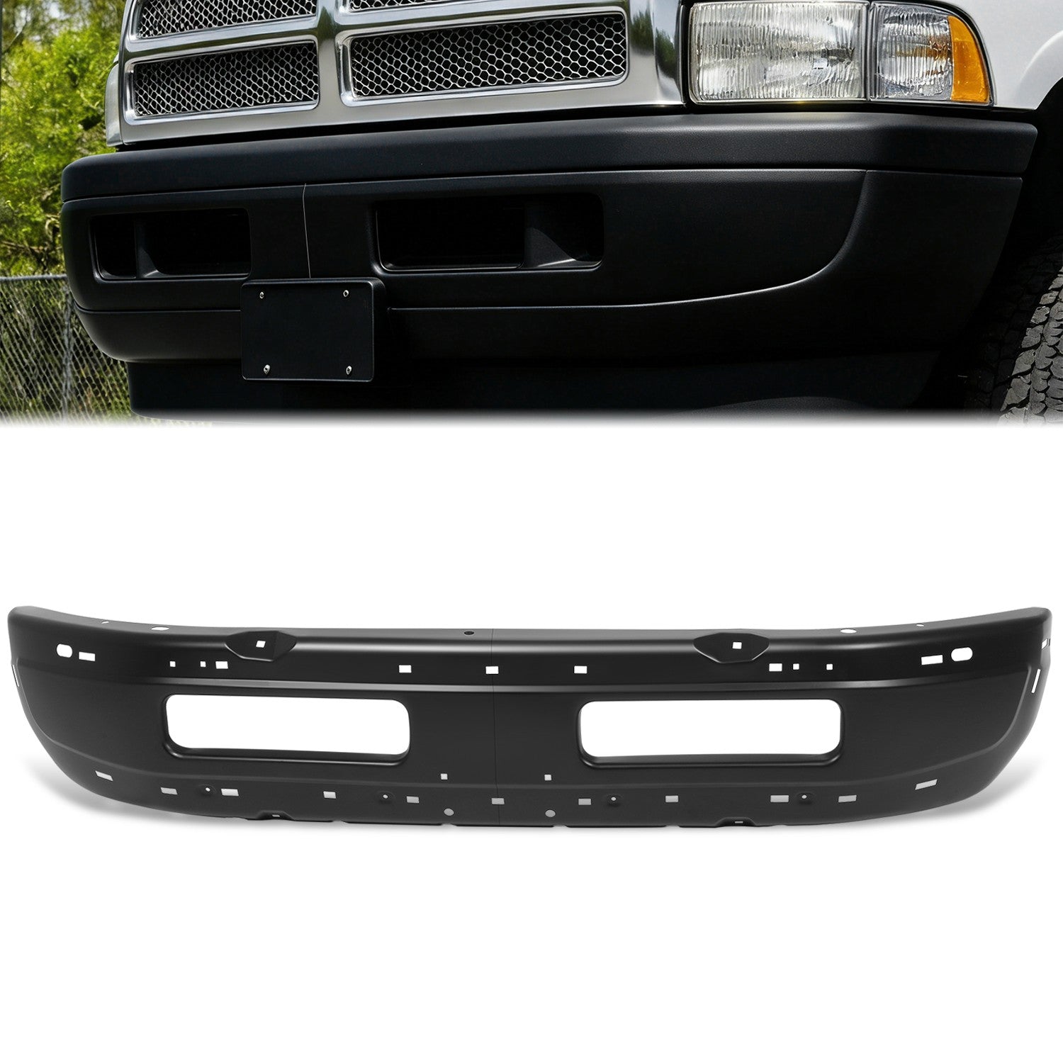 Modular Style Front Bumper Face Bar <br>94-95 Dodge RAM 1500