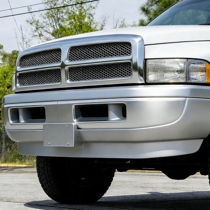 Modular Style Chrome Front Bumper Face Bar<br>94-95 Dodge Ram 1500 2500 3500