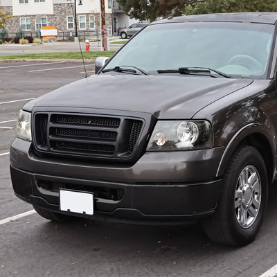 Modular Style Primered Black Front Bumper Face Bar<br>06-08 Ford F-150