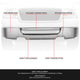 Modular Style Polished Chrome Front Bumper Face Bar<br>06-08 Ford F-150