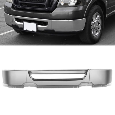 Modular Style Polished Chrome Front Bumper Face Bar<br>06-08 Ford F-150