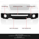 Modular Style Black Front Bumper Face Bar w/ Fog Lamps<br>06-08 Ford F-150