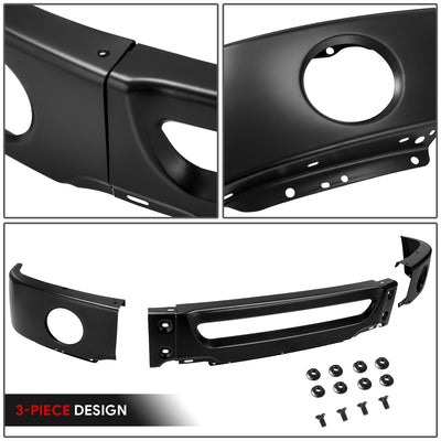 Modular Style Black Front Bumper Face Bar w/ Fog Lamps<br>06-08 Ford F-150