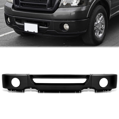 Modular Style Black Front Bumper Face Bar w/ Fog Lamps<br>06-08 Ford F-150