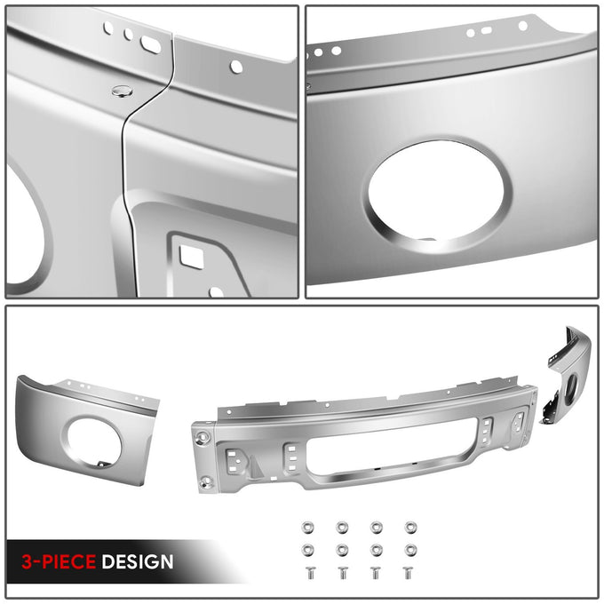 Modular Style Front Bumper w/ Fog Light Holes <br>09-14 Ford F-150