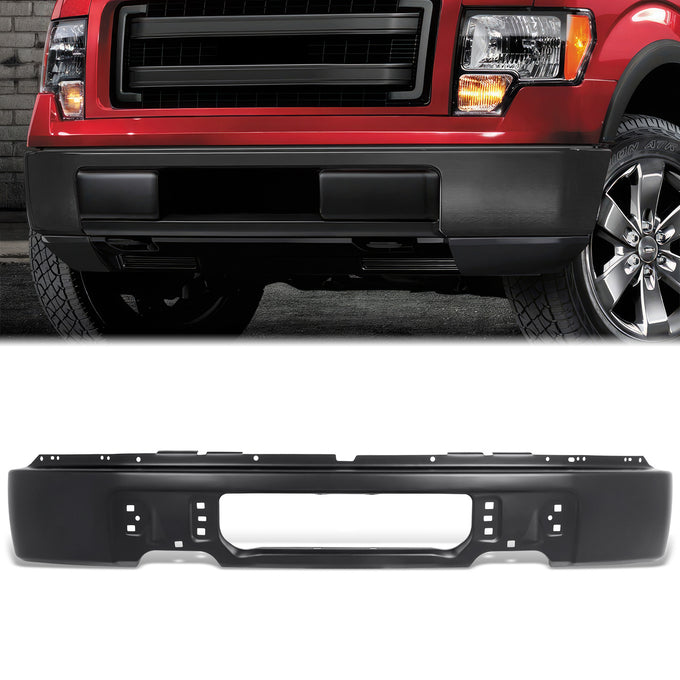 Front Bumper (w/Fog Light Holes) <br>09-14 Ford F-150 XL XLT STX