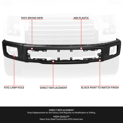 Modular Style Bumper Front Bumper<br>15-17 Ford F-150