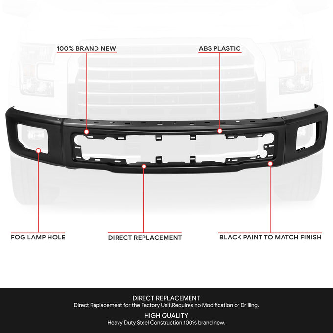 Modular Style Bumper Front Bumper<br>15-17 Ford F-150