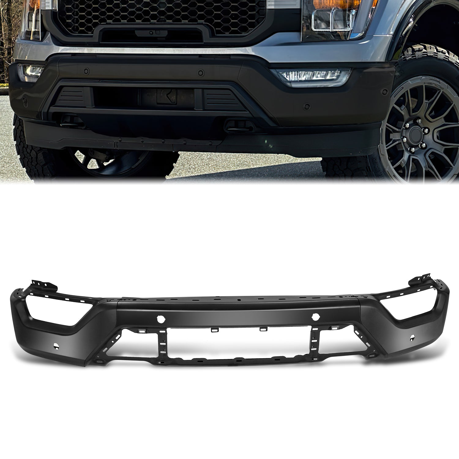Modular Style Front Bumper Face Bar <br> 21-23 Ford F-150