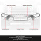 Modular Style Front Bumper w/ Parking Distance Holes<br>21-23 Ford F-150