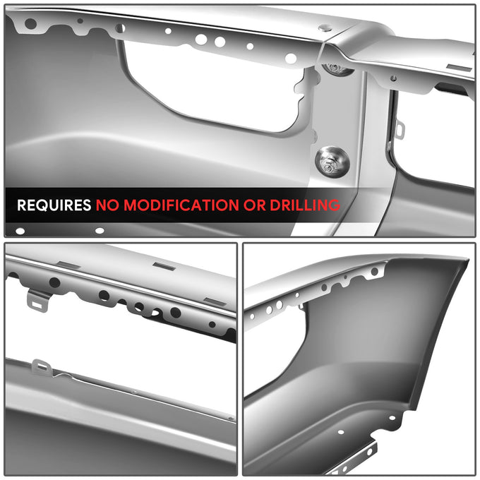 Modular Style Face Bar w/Fog Lamp Hoies <br> 20-22 Ford F-250 F-350 Super Duty