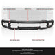 Modular Style Front Bumper w/ Parking Sensor Holes <br>23-26 Ford F-250 F-350 Super Duty