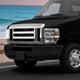 Modular Style Black Steel Bumper Face Bar<br>08-14 Ford E-150 E-250,15-19 E-350 E-450