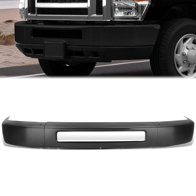 Modular Style Black Steel Bumper Face Bar<br>08-14 Ford E-150 E-250,15-19 E-350 E-450