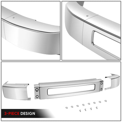 Modular Style Chrome Front Bumper Face Bar<br>08-14 FORD E-150,09-19 E-250 E-350 E-450