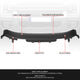 Black Front Bumper Lower Air Deflector<br>19-23 Ford Ranger