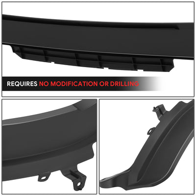 Black Front Bumper Lower Air Deflector<br>19-23 Ford Ranger