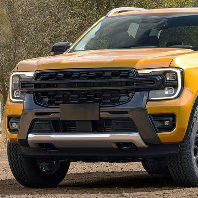 Black Front Bumper Lower Air Deflector<br>19-23 Ford Ranger