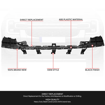 Black Front Bumper Cover Support Bracket<br>19-23 Ford Ranger