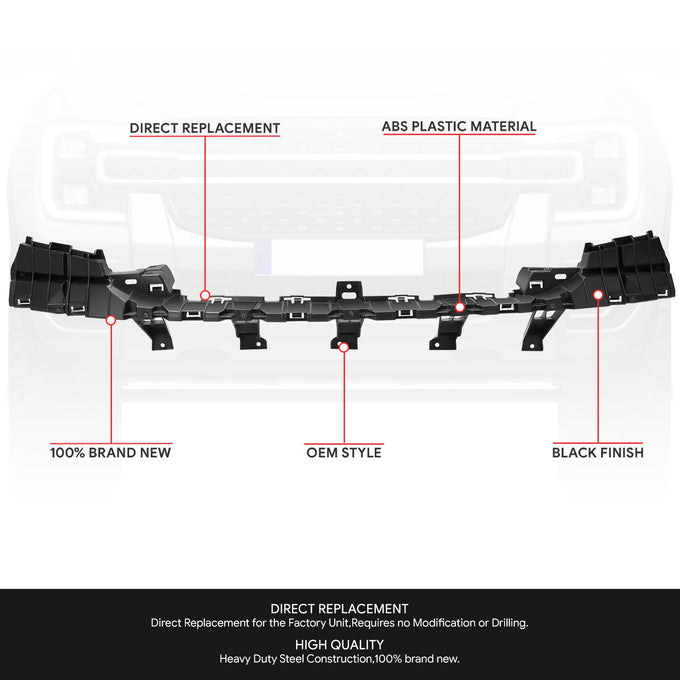 Black Front Bumper Cover Support Bracket<br>19-23 Ford Ranger