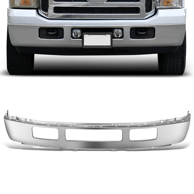Front Bumper Face Bar (w/o Fender Flare Holes) <br> 05-07 Ford F-250 F-350 Super Duty
