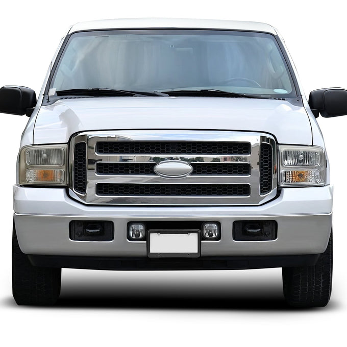 Front Bumper Face Bar (w/o Fender Flare Holes) <br> 05-07 Ford F-250 F-350 Super Duty