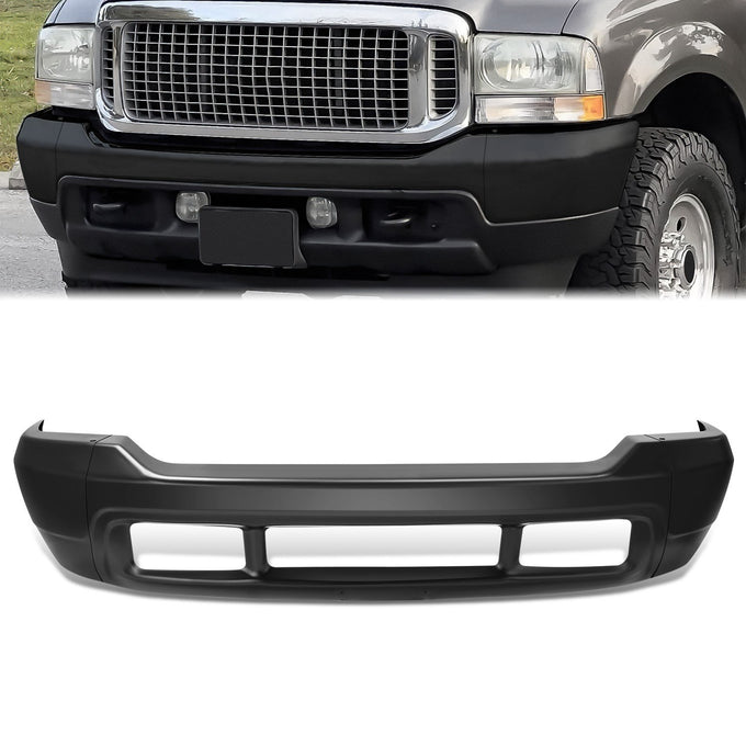 Modular Style Front Bumper w/o Molding Holes <br>00-04 Ford F-250 F-350 Super Duty