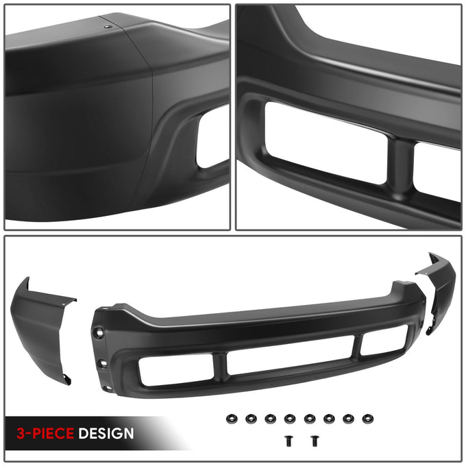 Modular Style Front Bumper w/o Molding Holes <br>00-04 Ford F-250 F-350 Super Duty