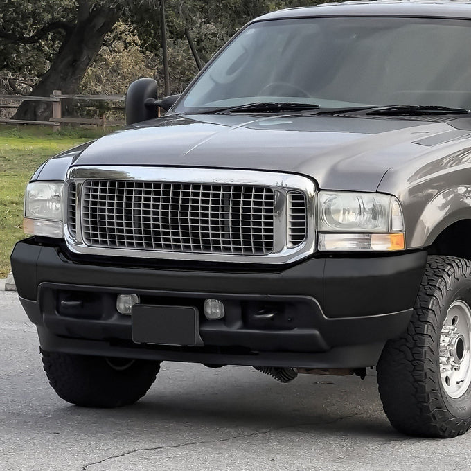 Modular Style Front Bumper w/o Molding Holes <br>00-04 Ford F-250 F-350 Super Duty
