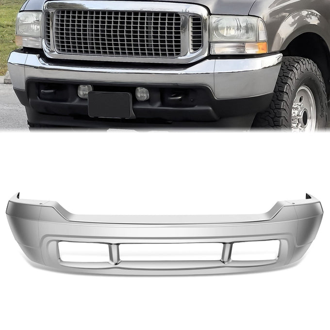 Modular Style Front Bumper w/o Molding Holes <br>00-04 Ford F-250 F-350 Super Duty