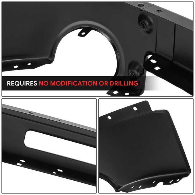 Modular Style Front Bumper (w/Fog Light Holes) <br>07-13 GMC Sierra 1500 2500 3500 HD