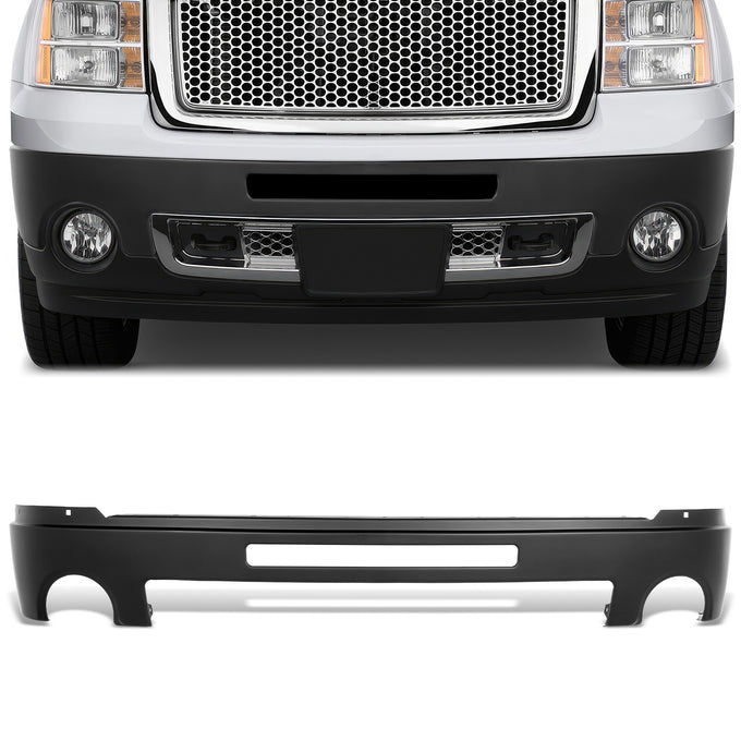 Front Bumper (w/Fog Light Holes) <br>07-13 GMC Sierra 1500 2500 3500 HD
