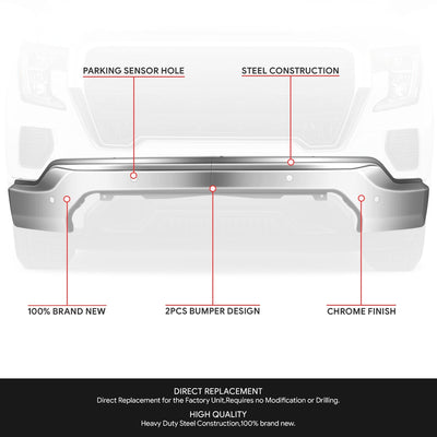 Modular Style Front Bumper w/ Parking Sensor Holes <br>19-21 GMC Sierra 1500, 2022 2500 Limited