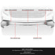 Chrome Steel Front Bumper Impact Bar<br>22-26 GMC Sierra 1500, 2022 1500 Limited