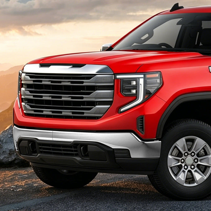 Chrome Steel Front Bumper Impact Bar<br>22-26 GMC Sierra 1500, 2022 1500 Limited