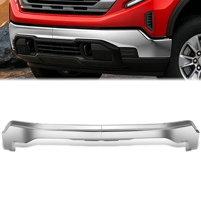 Chrome Steel Front Bumper Impact Bar<br>22-26 GMC Sierra 1500, 2022 1500 Limited