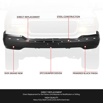 Modular Style Front Bumper<br> 99-01 GMC Sierra 1500