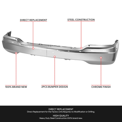 Modular Style Front Bumper<br> 99-02 GMC Sierra, Yukon Xl 1500