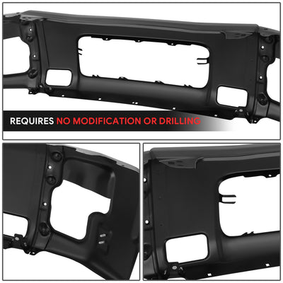 Black Modular Style Front Bumper <br>05-07 Nissan Armada, 2004 Pathfinder, 04-15 Titan