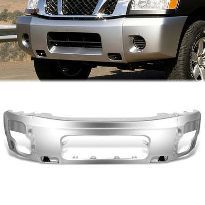 Chrome Modular Style Front Bumper <br>05-07 Nissan Armada, 2004 Pathfinder, 04-15 Titan