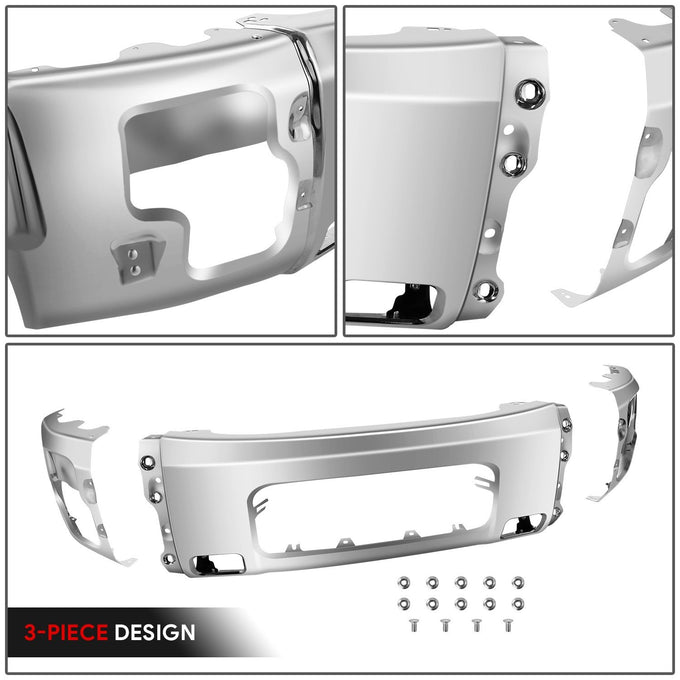 Chrome Modular Style Front Bumper <br>05-07 Nissan Armada, 2004 Pathfinder, 04-15 Titan