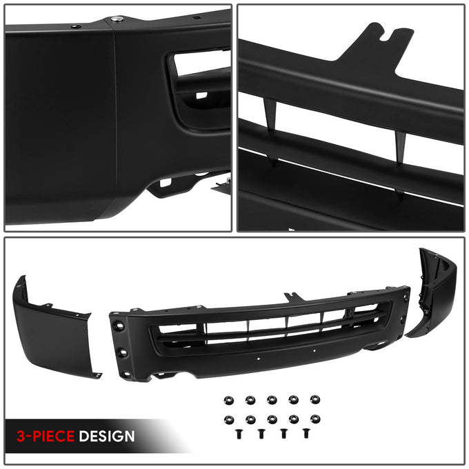 Modular Style Front Bumper w/ Fog Light Cutouts<br>12-21 Nissan NV1500 2500 3500