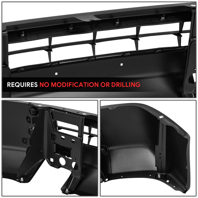 Modular Style Front Bumper w/ Fog Light Cutouts<br>12-21 Nissan NV1500 2500 3500