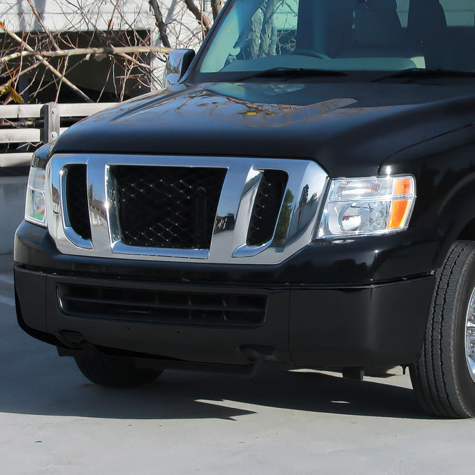 Modular Style Front Bumper w/ Fog Light Cutouts<br>12-21 Nissan NV1500 2500 3500