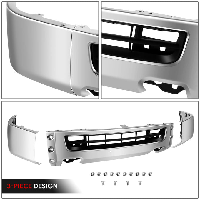 Modular Style Front Bumper w/ Fog Light Cutouts<br>12-21 Nissan NV1500 2500 3500